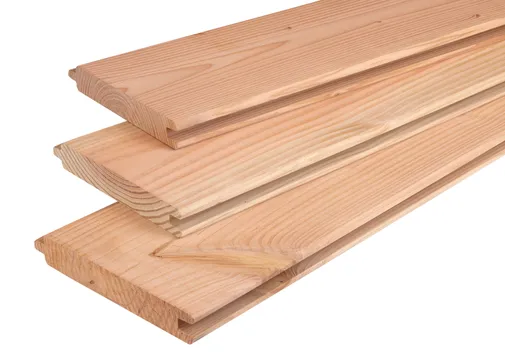 Blokhutprofiel Douglas hout 28x180mm (werkend) geschaafd 