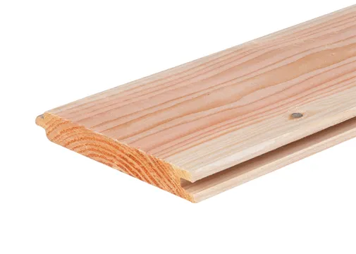 Dakbeschot Douglas hout 18x142mm (werkend 18x135mm) geschaafd 