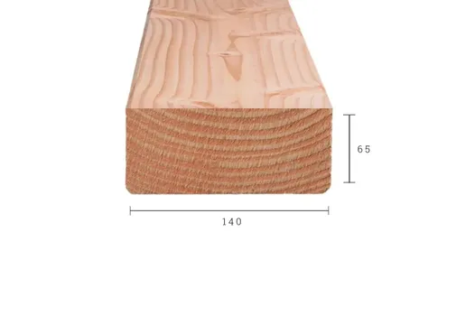 Douglas balk 65x210mm geschaafd