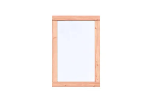 Douglas vast raam gehard dubbelglas - buitenmaat 84,4x126,2cm