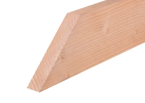 Schoor Douglas hout recht 50x150mm fijnbezaagd 60cm (langste lengte)