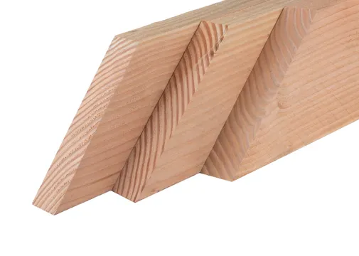 Douglas schoor recht 60x140mm geschaafd 77cm (langste lengte)