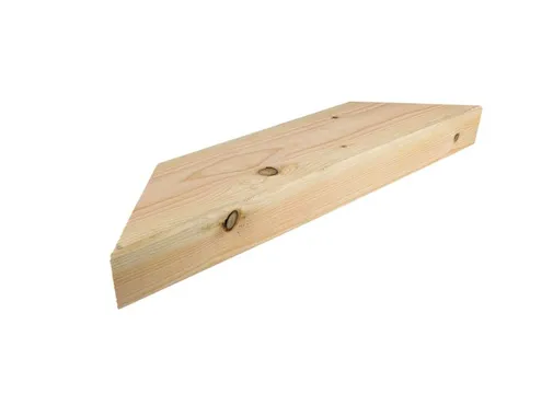 Schoor Douglas hout recht 65x140mm geschaafd 60cm (langste lengte)