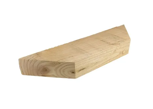 Douglas schoor recht 70x170mm fijnbezaagd 60cm (langste lengte)