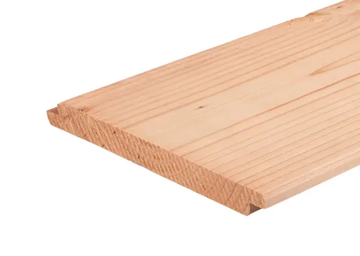Sponningdeel Douglas hout 18x190mm geschaafd/fijnbezaagd