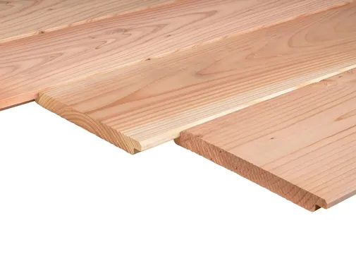 Sponningdeel Douglas 18x190mm geschaafd/fijnbezaagd