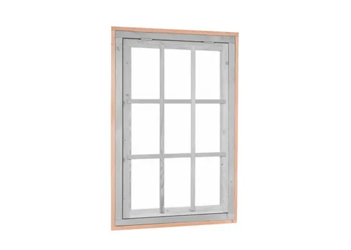 Universeel stelkozijn voor raam Douglas hout (2x250cm)