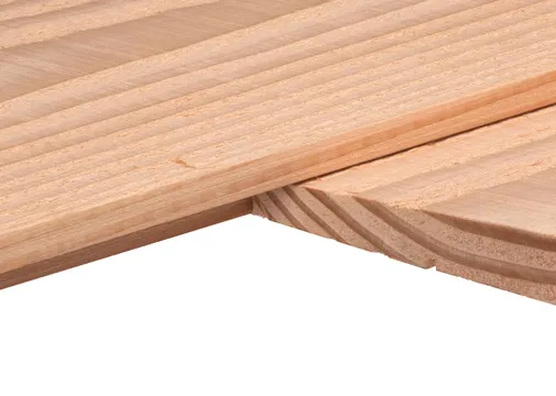 Zweeds Rabat Douglas hout 11/22x195mm (werkend 180mm) fijnbezaagd 