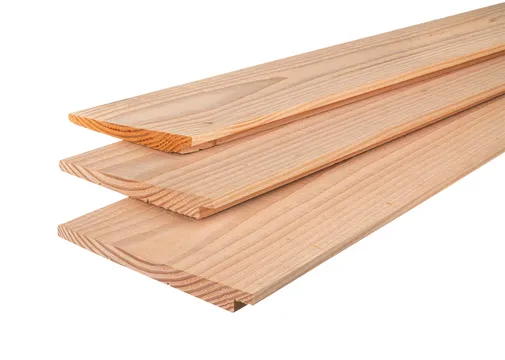 Zweeds Rabat Douglas hout 11/22x195mm (werkend 180mm) fijnbezaagd 