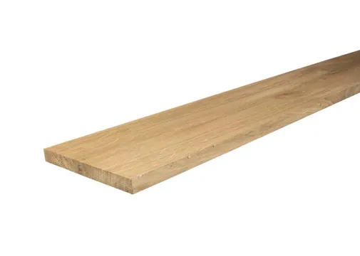 Plank Eiken 25x195mm geschaafd en gestopt 