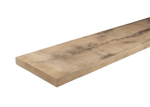 Plank Eiken 25x200mm bezaagd 