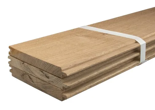 Dakbeschot Rustiek Eiken 20x180mm geschaafd 