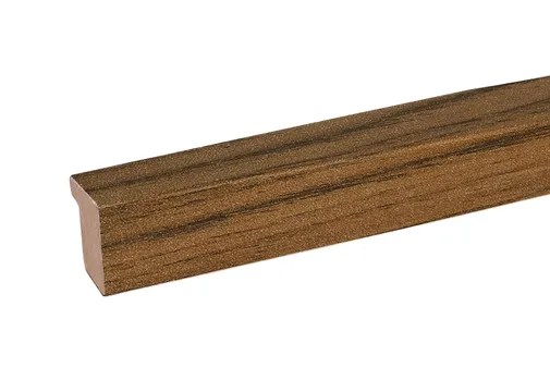 Eindprofiel akoestische wandpanelen walnoot 260cm