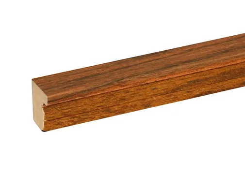 Eindprofiel akoestische wandpanelen walnoot 260cm