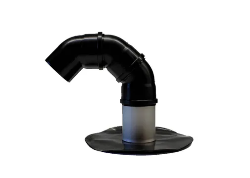 Dakdoorvoer kabels ø95mm + zelfklevend EPDM manchet - Zwart