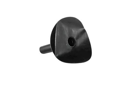 EPDM dakdoorvoer onderuitloop ø50x300mm zelfklevend zwart - aluminium buis