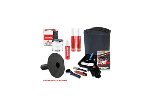 EPDM dakvlak pakket voor dakafmeting 2140mm breed