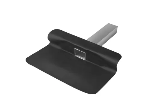 EPDM dakdoorvoer stadsuitloop 60x80x500mm zwart- 45º aluminium buis