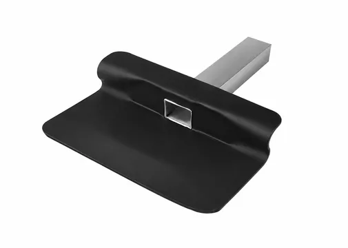 EPDM dakdoorvoer stadsuitloop / zijuitloop 60x80x500mm zelfklevend zwart - 90º alu. buis