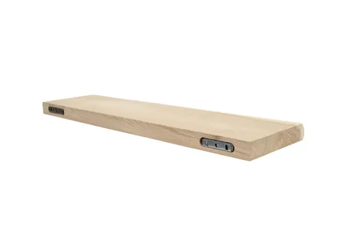Wandplank Europees Eiken 40mm met blinde montage