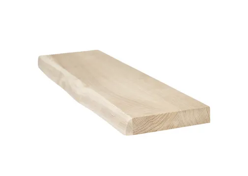 Wandplank Europees Eiken 40mm met blinde montage