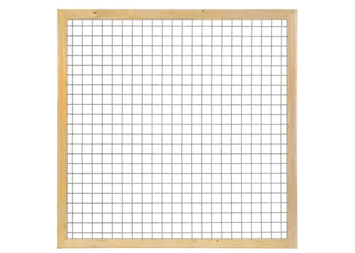 Gaasscherm 180x180cm met Grenen frame