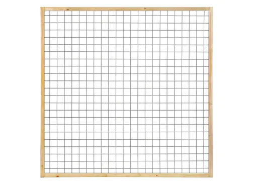 Gaasscherm 180x180cm met smal Grenen frame