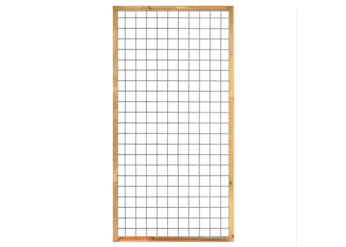Gaasscherm 90x180cm met smal Grenen frame