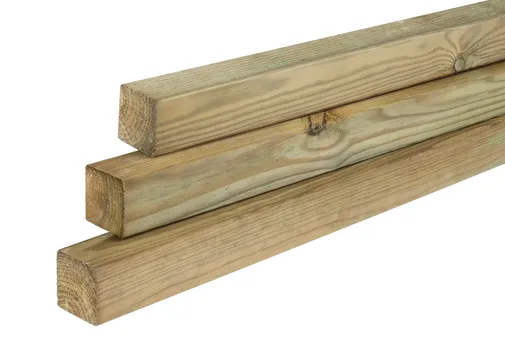 Regel Naaldhout 44x44mm geschaafd geïmpregneerd 