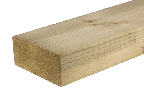 Balk Vuren 75x175mm (70x170mm netto) geschaafd geïmpregneerd 