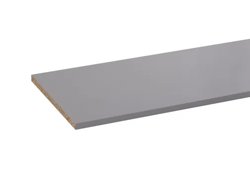 Spaanplaat geplastificeerd kastplank 18mm aluminium