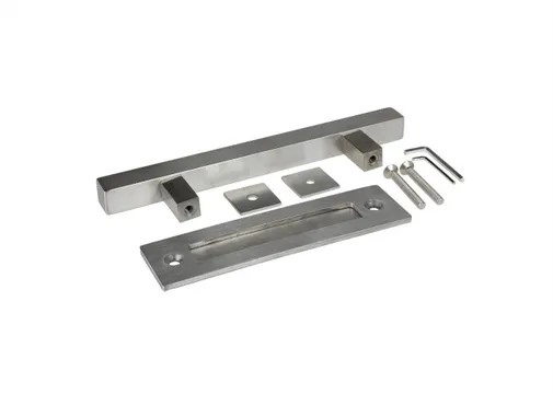 Handgreepset schuifdeur 305mm RVS