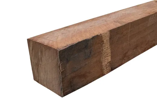 Paal Azobé 150x150mm bezaagd ongepunt