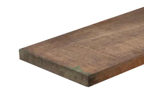 Plank Azobé of Angelim Vermelho 20x200mm bezaagd