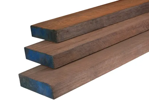 Balk Azobé of Angelim Vermelho 40x150mm bezaagd 