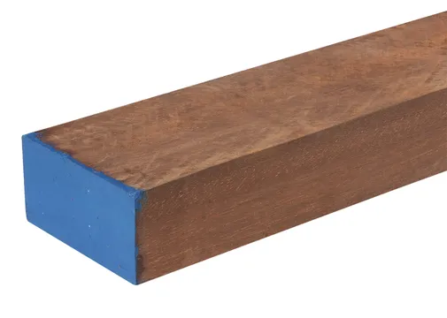 Regel Azobé of Angelim Vermelho 50x100mm bezaagd 