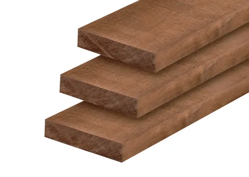 Balk Azobé of Angelim Vermelho 50x150mm bezaagd