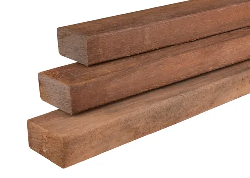Regel Hardhout 45x90mm geschaafd