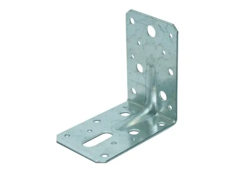 Hoekanker verzinkt 90x90mm met ril