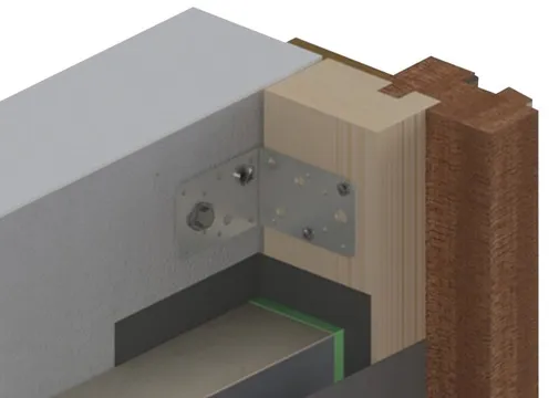 Hoekanker verzinkt 90x90mm zonder ril 