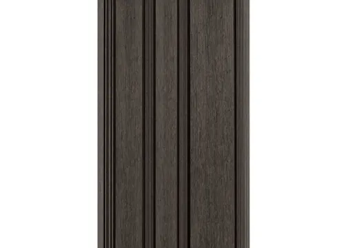 Barcodeprofiel houtcomposiet 33x195mm (werkend 165mm) | Donkergrijs