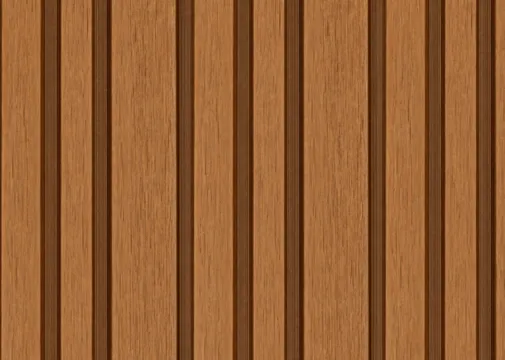 Barcodeprofiel houtcomposiet 33x195mm (werkend 165mm) | Teak (warmbruin)