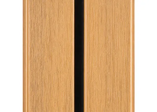 Dubbel Rhombus profiel houtcomposiet 33x170mm (werkend 140mm) | Cedar (lichtbruin) 