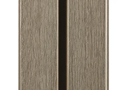 Dubbel Rhombus profiel houtcomposiet 33x170mm (werkend 140mm) | Lichtgrijs