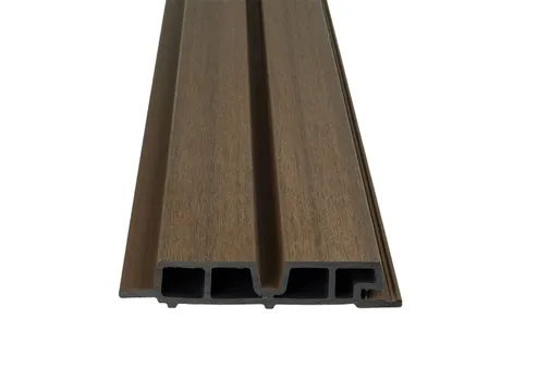 Dubbel rhombus profiel houtcomposiet 30x158mm (werkend 140mm) Ipé