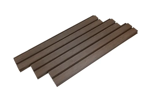 Dubbel rhombus profiel houtcomposiet 30x158mm (werkend 140mm) Ipé