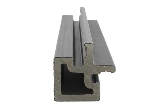 Houtcomposiet Hoekprofiel voor Dubbel Rhombus 67x67mm - Donker grijs