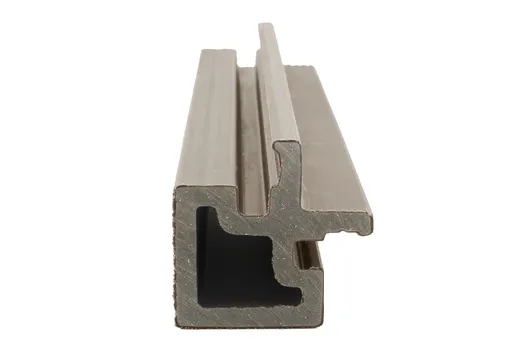 Houtcomposiet Hoekprofiel voor Dubbel Rhombus 67x67mm - Licht grijs