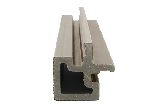 Houtcomposiet Hoekprofiel voor Dubbel Rhombus 67x67mm - Licht grijs