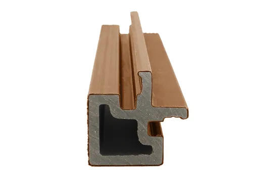 Houtcomposiet Hoekprofiel voor Dubbel Rhombus 67x67mm - Teak (warm bruin)